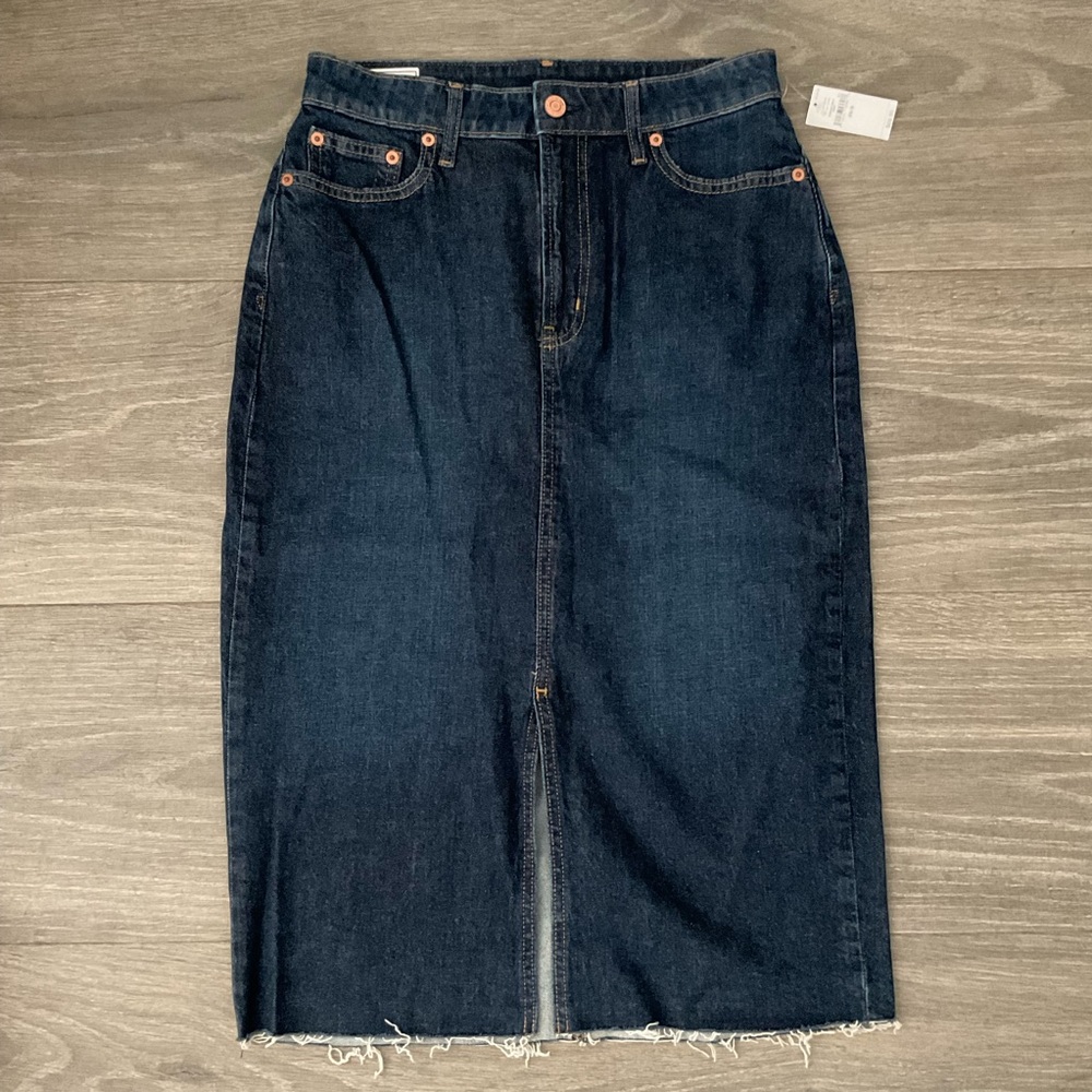 Gap Icon Midi Denim Skirt
